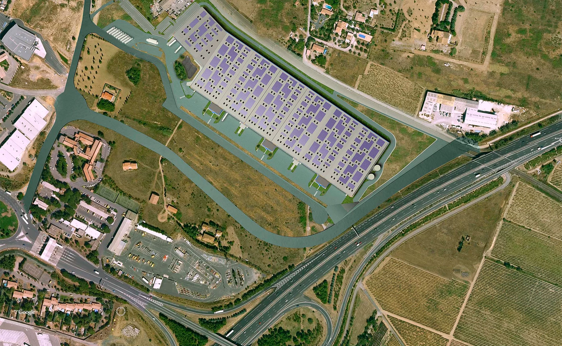 PORTE DE NARBONNE - Bâtiment industriel, entrepôt