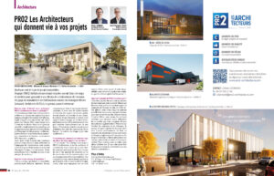 Le magazine ENTREPRENDRE interview Olivier LEONARD, gérant et associé de PRO2 Architecteurs
